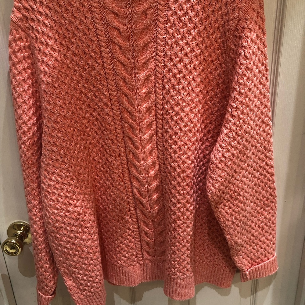 LANDS END PULLOVER RIBBED KNIT SWEATER - Picture 2 of 7